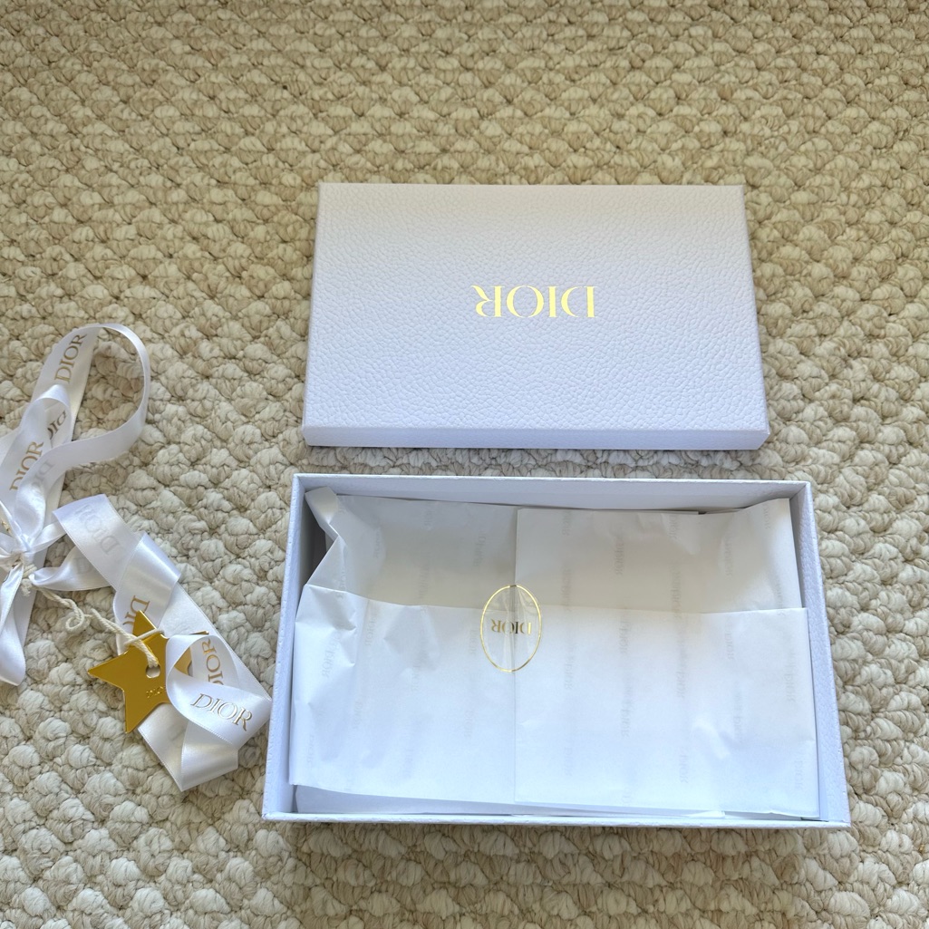 Dior Empty Box Dior Ribbon With Attached Dior Star Dior Tissue Paper
